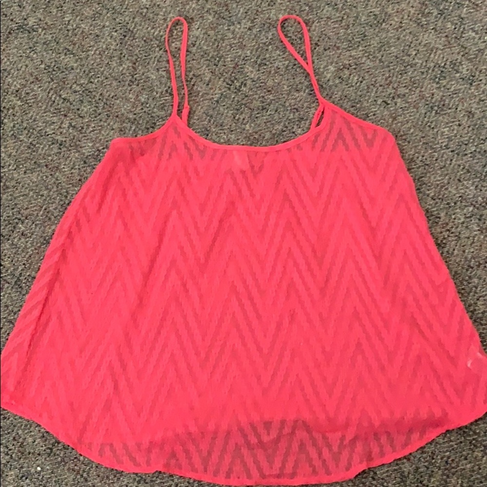 Hot pink tank